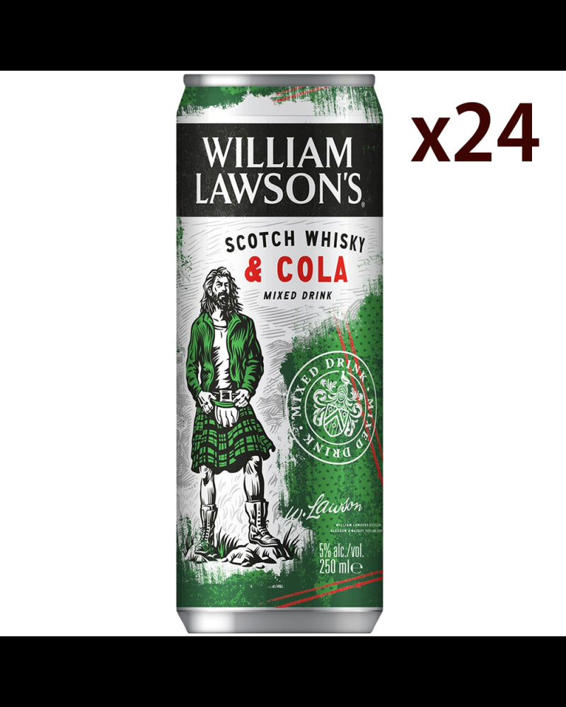 William Lawsons & Cola Caja 24