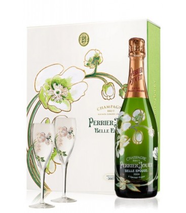 Estuche Perrier-Jouet Belle Epoque + 2 Copas